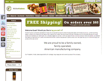 Tablet Screenshot of kitchenfusions.com